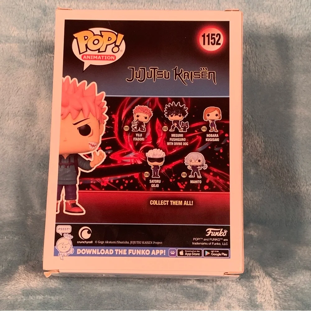 Funko POP Jujutsu Kaisen Yuji Itadori #1152 with Sukuna Mouth HT Expo Exclusive - Picture 4 of 7
